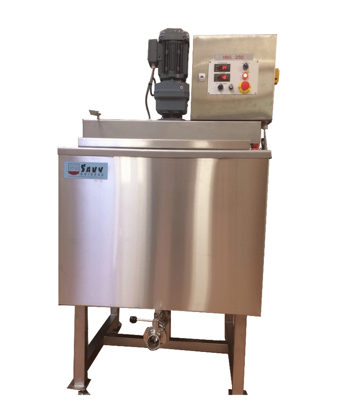 Τηκτήρας Σοκολάτας HSG 250 / 500 kg — Savy Goiseau